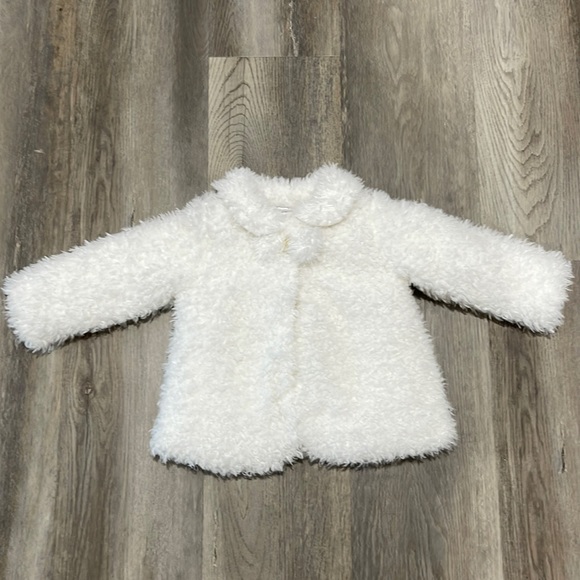First Impressions Jackets & Coats Baby Girls Sherpa Jacket 8 Months